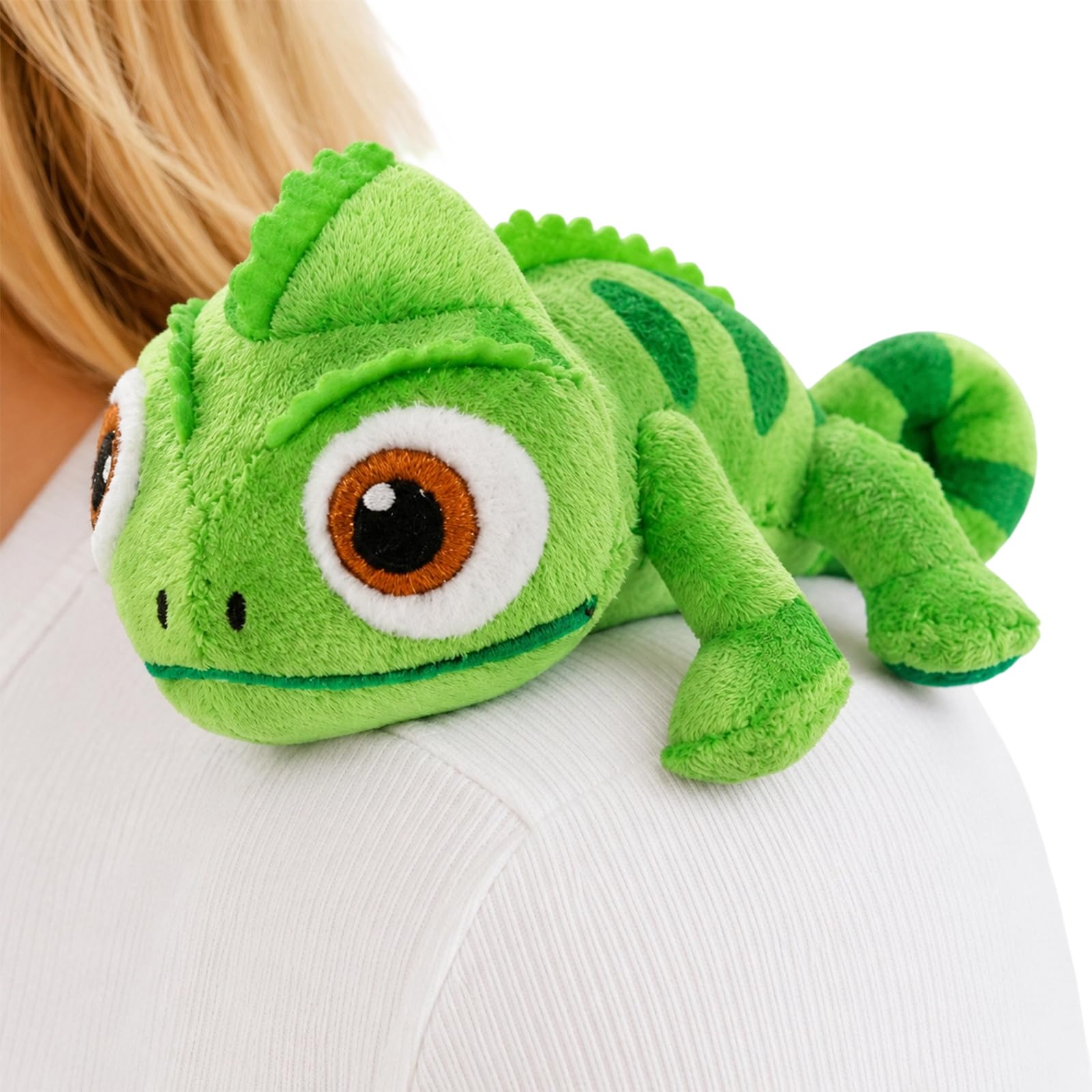 Chameleon Shoulder Plush, Lizard Stuffed Animal Shoulder Figure Companion