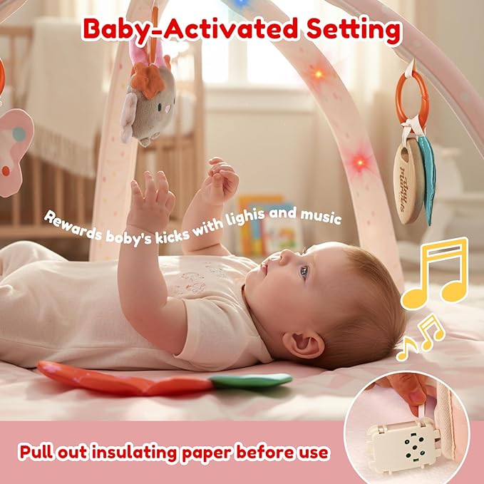 Baby Play Gym & Activity Mat con arco musical luminoso miniatura 3