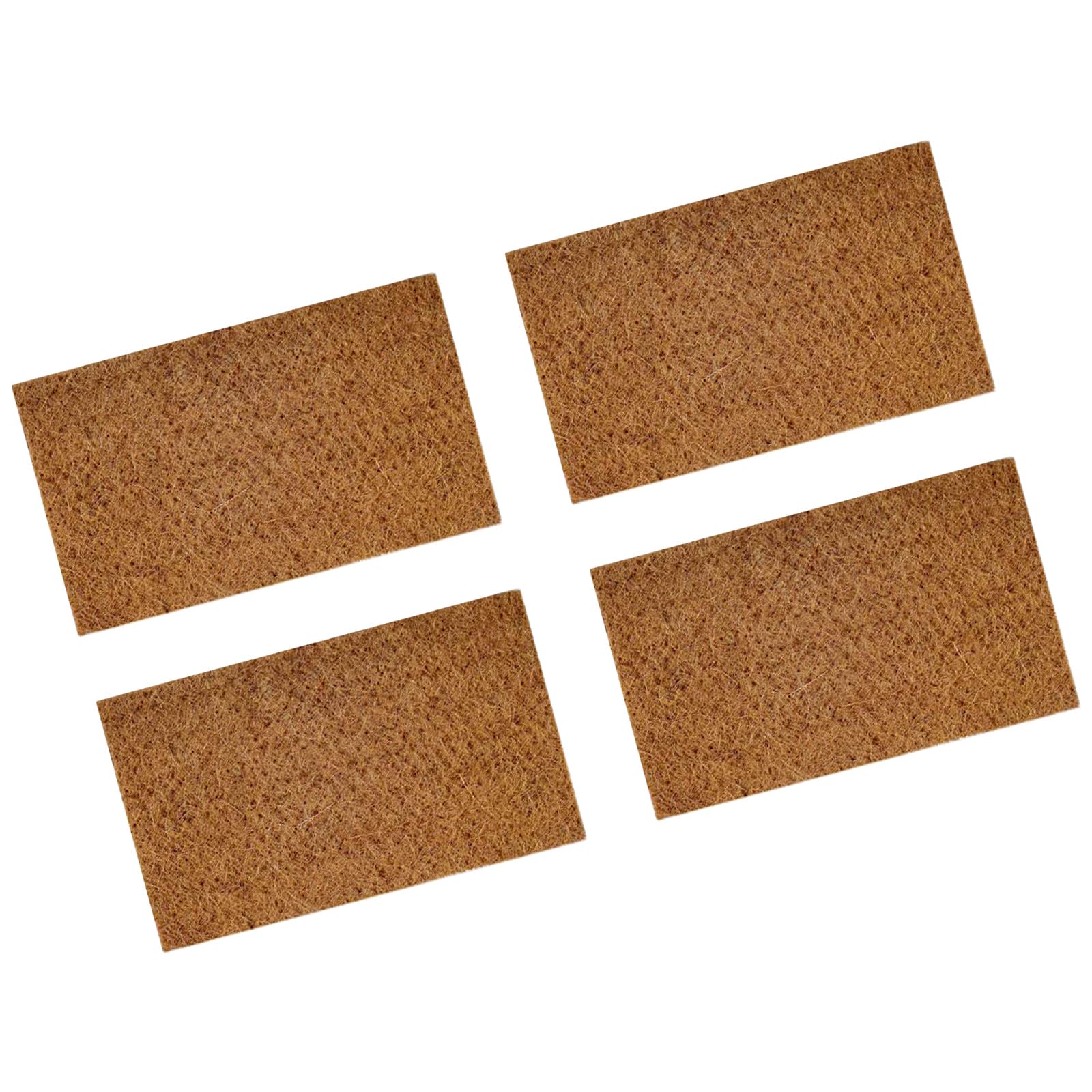 Lot de 4 tapis de reptiles très absorbants en fibre de coco naturelle pour terrariums et literie, tapis hydraté pour reptiles