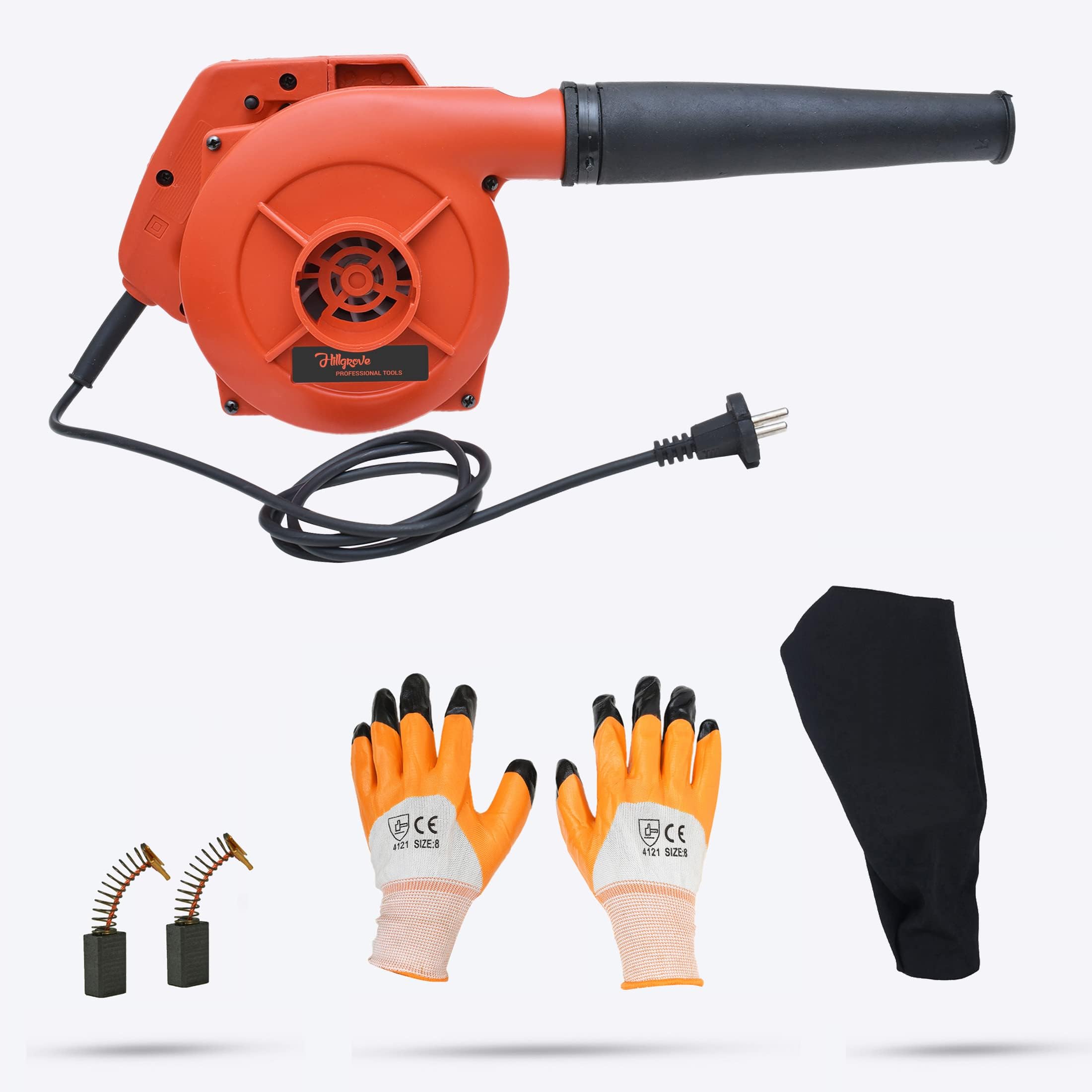 HGBLW3M4 Electric Air Blower and Suction Dust Cleaner 800W/18000RPM for AC/Computer/Home with Air Blower Machine Gun Dust Cleaning Forward Curved Air Blower (Corded Vacuum) Multicolor