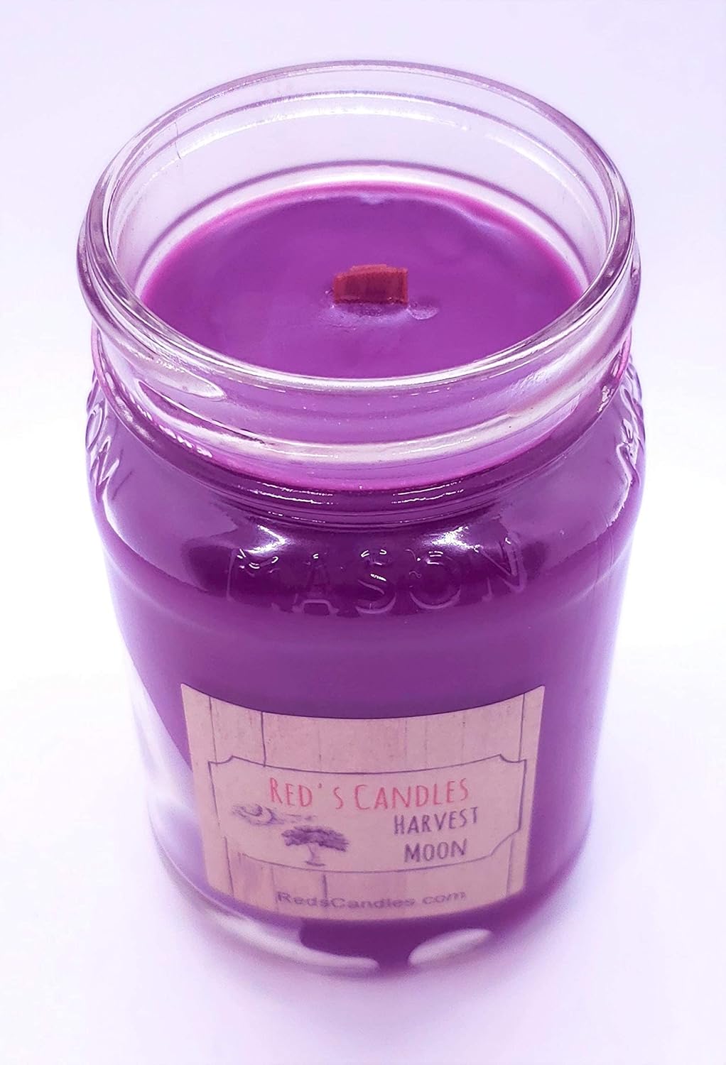 Red's Candles Wood Wick Candle Harvest Moon Home