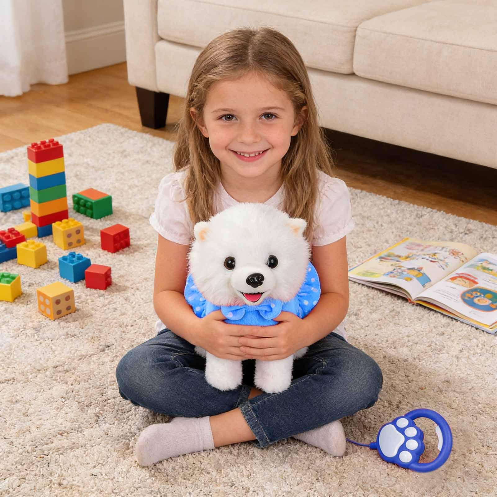 Cani Giocattolo Che Camminano E Abbaiano Bambola di Peluche Elettrica