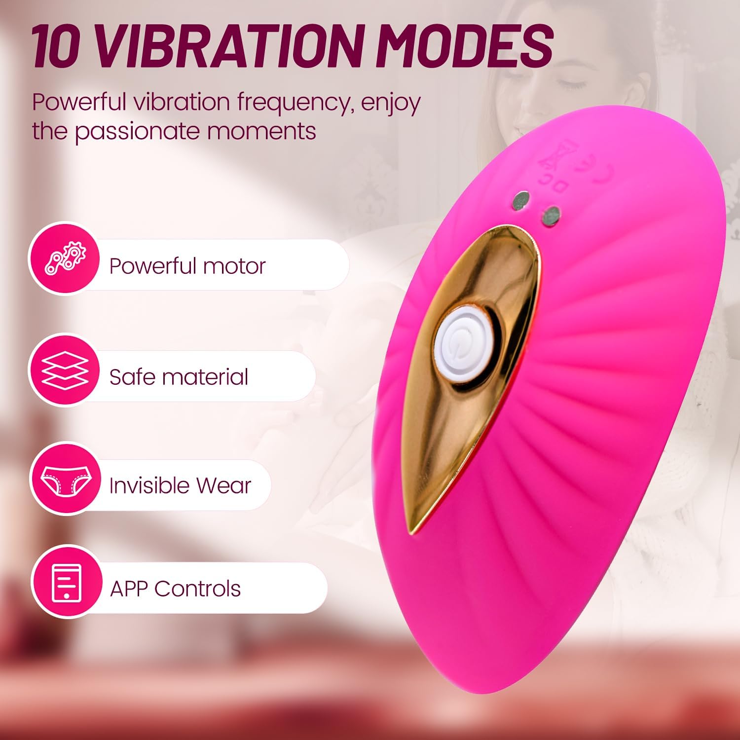 Juguet Sensoriales para Mujer Wearable New Mini Vibrate Panties Remote 2026 Control Virabtor Toy Underwear for Bibratores Women Vibrate Panties Device 10 Speeds Great for Her On Date Night XSn7R3