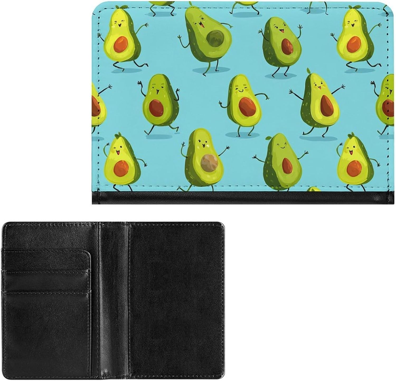 Cute Avocadofruits Passport Holder Travel Passport Cover Portable Passports Wallet for Travel Business