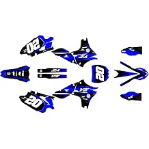Graphics Kit for Yamaha Yamaha YZ450F 2010-2013 Spear Series Blue 16 Mil - On/Off the Road - Dirt Pit Bike Motorcycle Sticker, Dirtbike Racing Decal Motocross Accessories no-Plastics