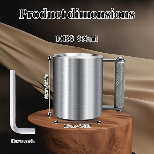 Miniatura 2 de Mug,22LB 360 ML Stainless Steel Super Dumbbell Fitness Sports,Coffee Mug