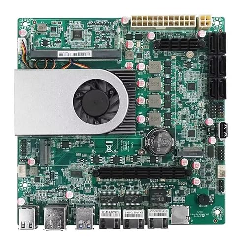 CYMINILMDPC 6-Bay NAS Motherboard Twin Lake N150 (4 Cores) ITX Mainboard for Home Server,1x 10G + 2X 2.5G LAN | 6X SATA3.0 + 2X NVMe Slots | DDR5 Support | Firewall & Network Storage Server Board