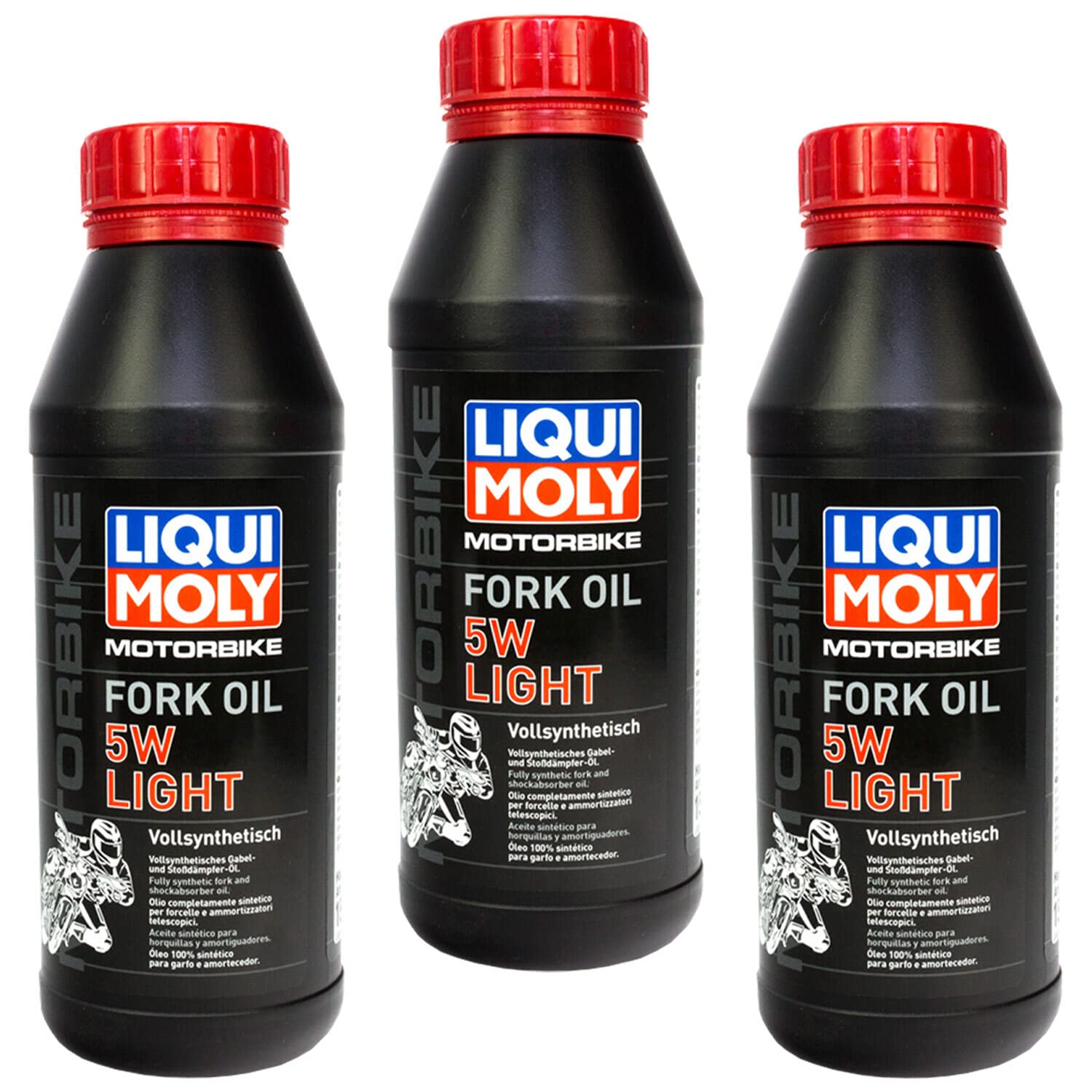 Gabelöl Gabel Öl LIQUI MOLY Motorbike 5W light 3 X 500 ml