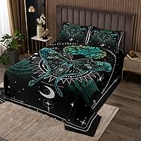 Vista 29 de Colcha de camping en la playa, tamaño King para mujeres adultas, juego de edredón con temática de verano para surf, caravana, cámper, automóvil