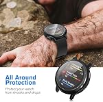 AR01 Smartwatch Case, compatible avec le boîtier Aeac Smart Watch, Lamshaw TPU Boîtier avec protecteur d'écran compatible avec Aeac AR01 Case de montre intelligente 1,32" (Rose)