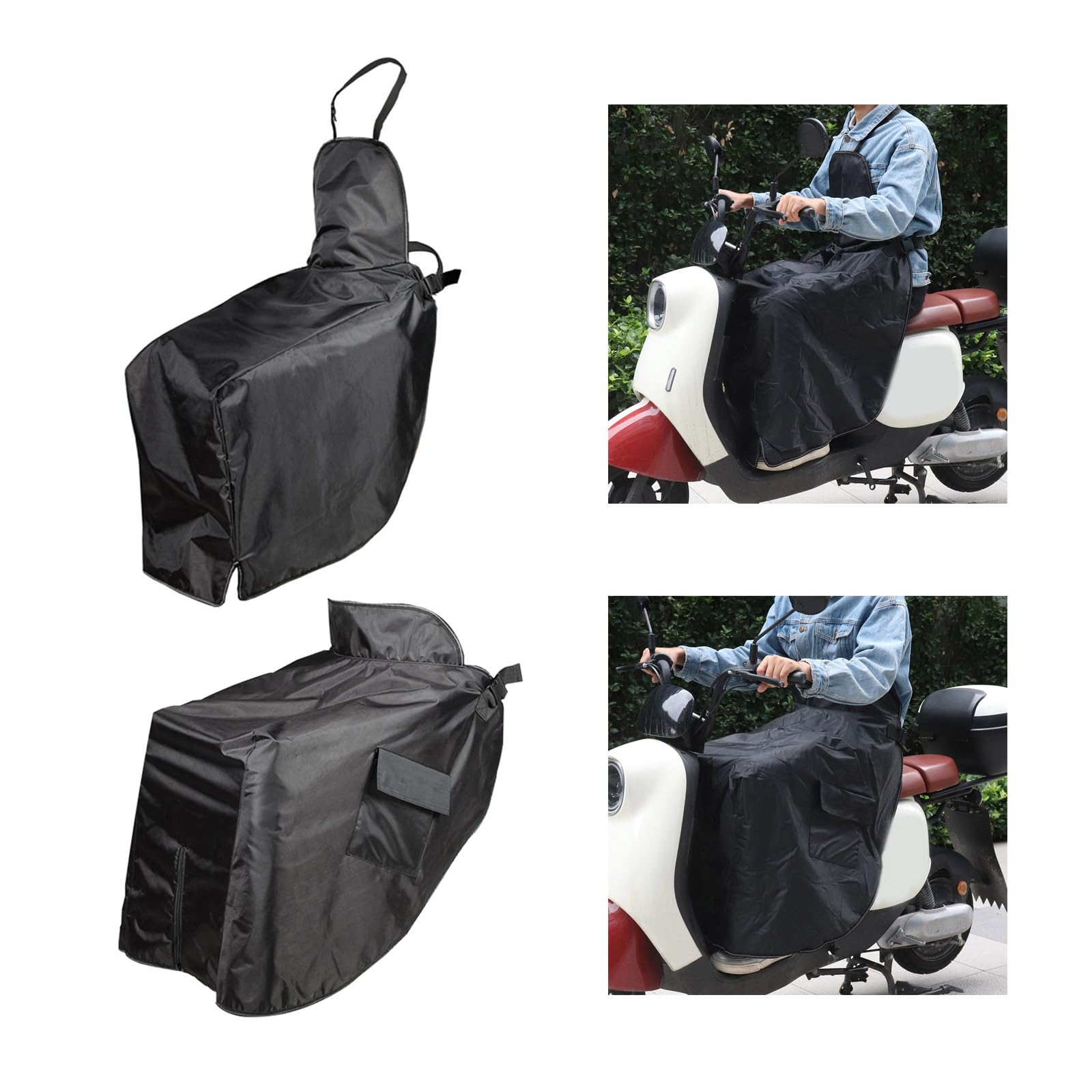 Copertura impermeabile per gambe scooter coperta per ginocchio più calda copertura antipioggia antivento moto trapunta invernale per pioggia fredda inverno