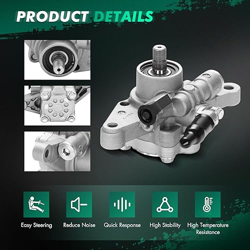 Miniatura 746 de SCITOO Bomba de dirección asistida compatible para 2005 para Saab 9-2X 2.0L, 2006 para Saab 9-2X 2.5L, 2004-2005 para Subaru Impreza 2.0L, 21-5396