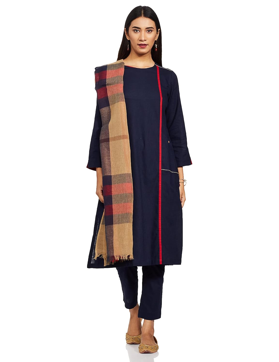 BIBA Women Straight Cotton Fusion Wear 3 Piece Set - Review, Price and Buying Guide