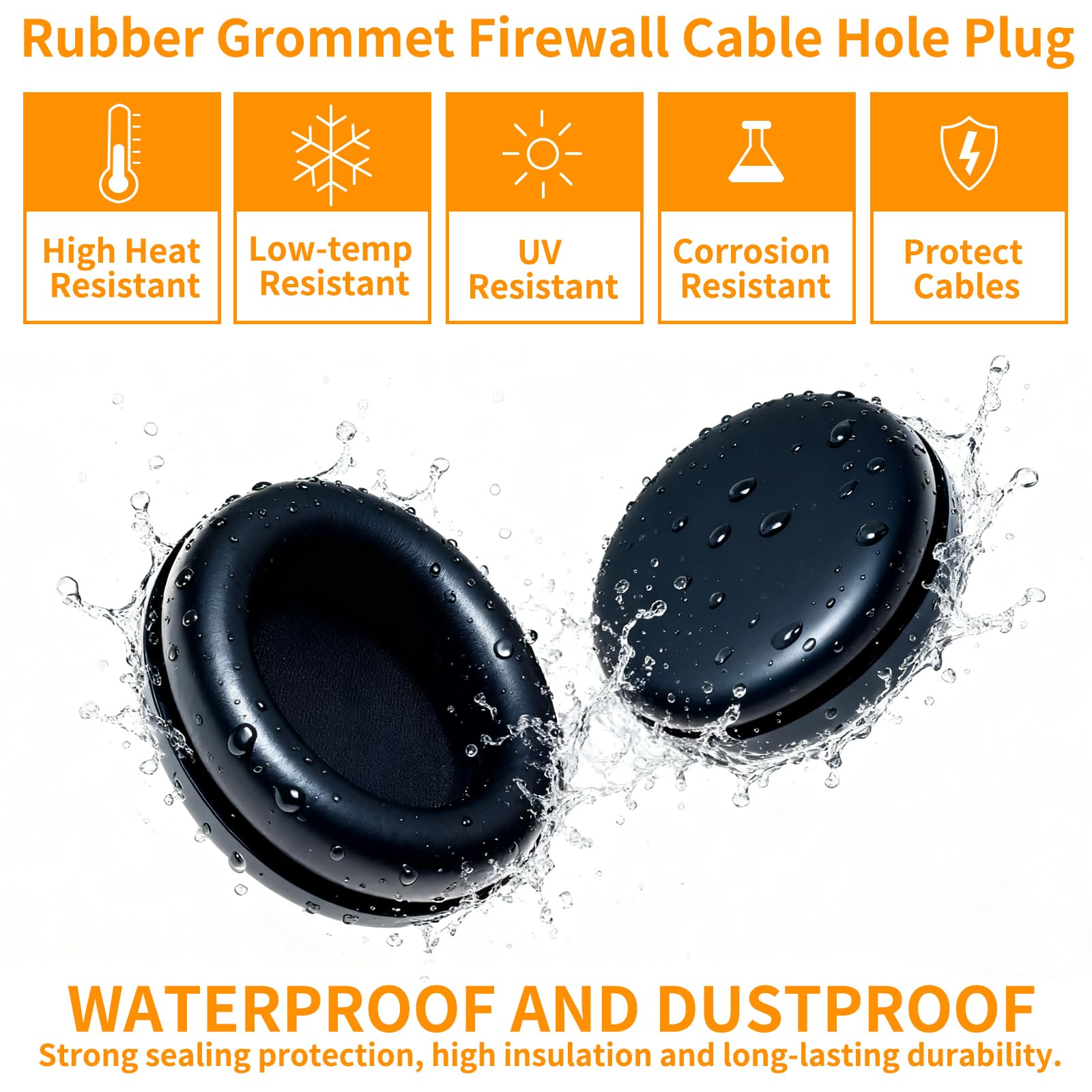 70 Rubber Grommets - Wiring, Automotive, Home -4