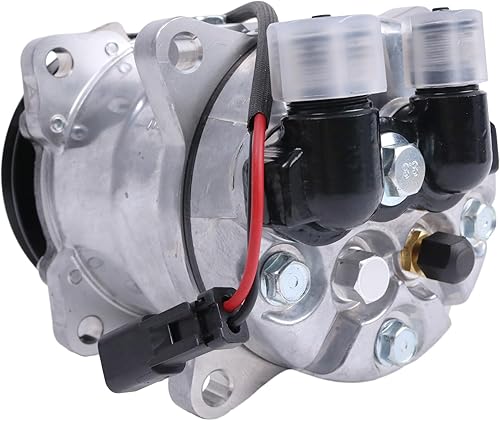 Miniatura 3 de FridayParts - Compresor de A/C 7279629 compatible con cargador de minicargador Bobcat S550 S570 S590 T550 T590 repuesto