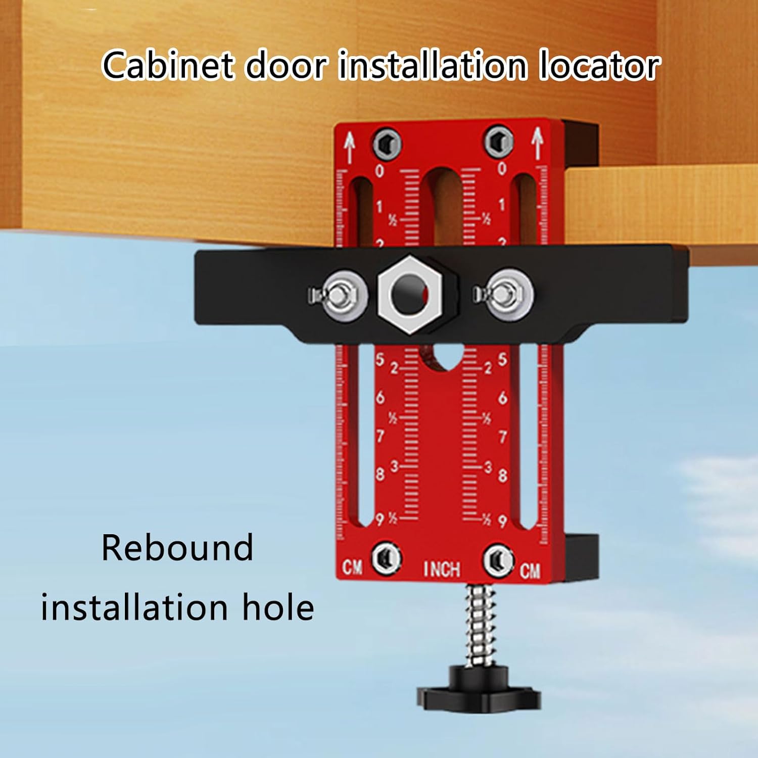 Adjustable Cabinets Door Installation Positioner Aluminum Cabinets Hardware Jigs Hardware Jigs Protective Woodworking Tool Professional Installation Aid