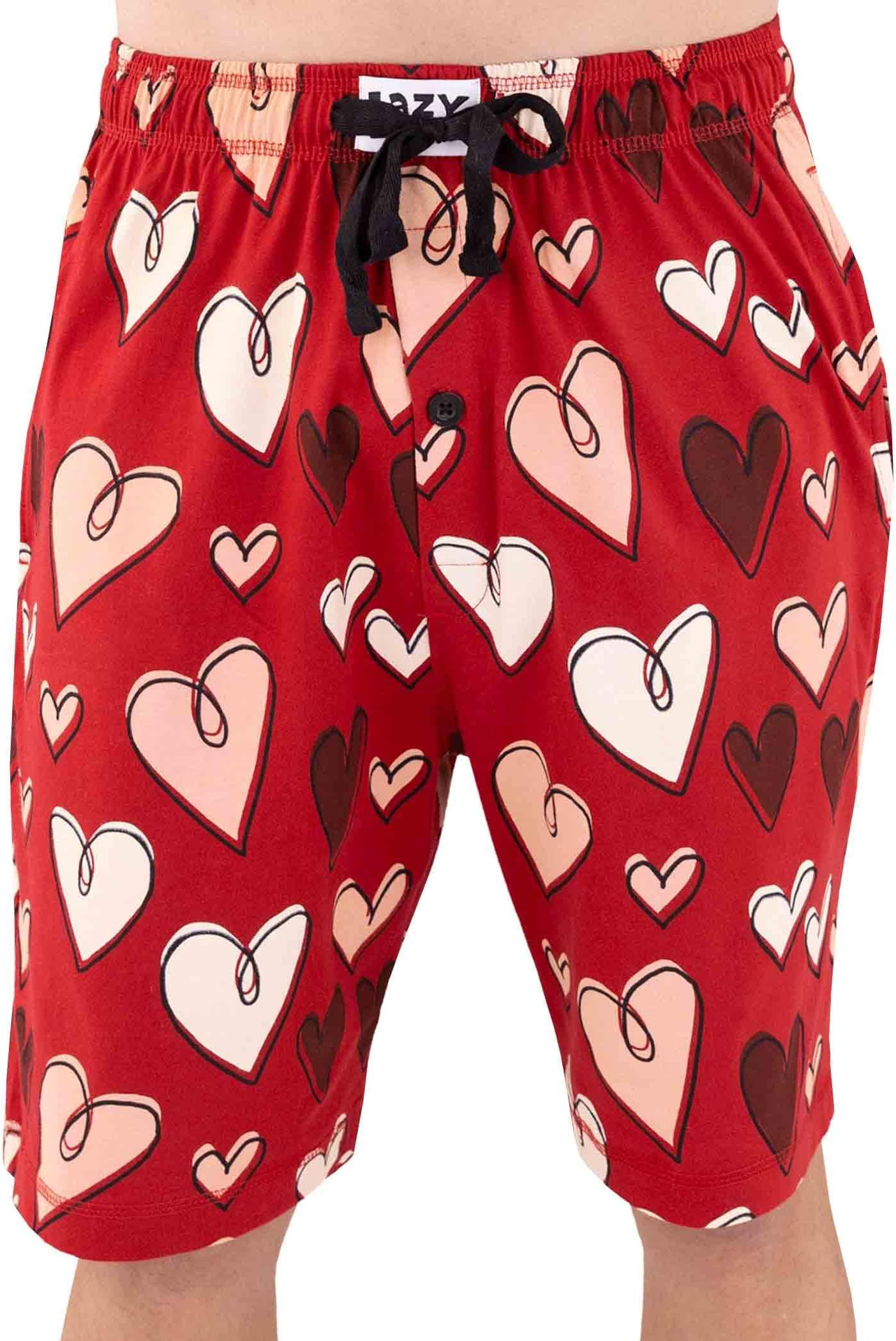 Lazy One Pajama Shorts for Men, Men's Pajama Bottoms, Soft Shorts with Pockets, Sleepwear