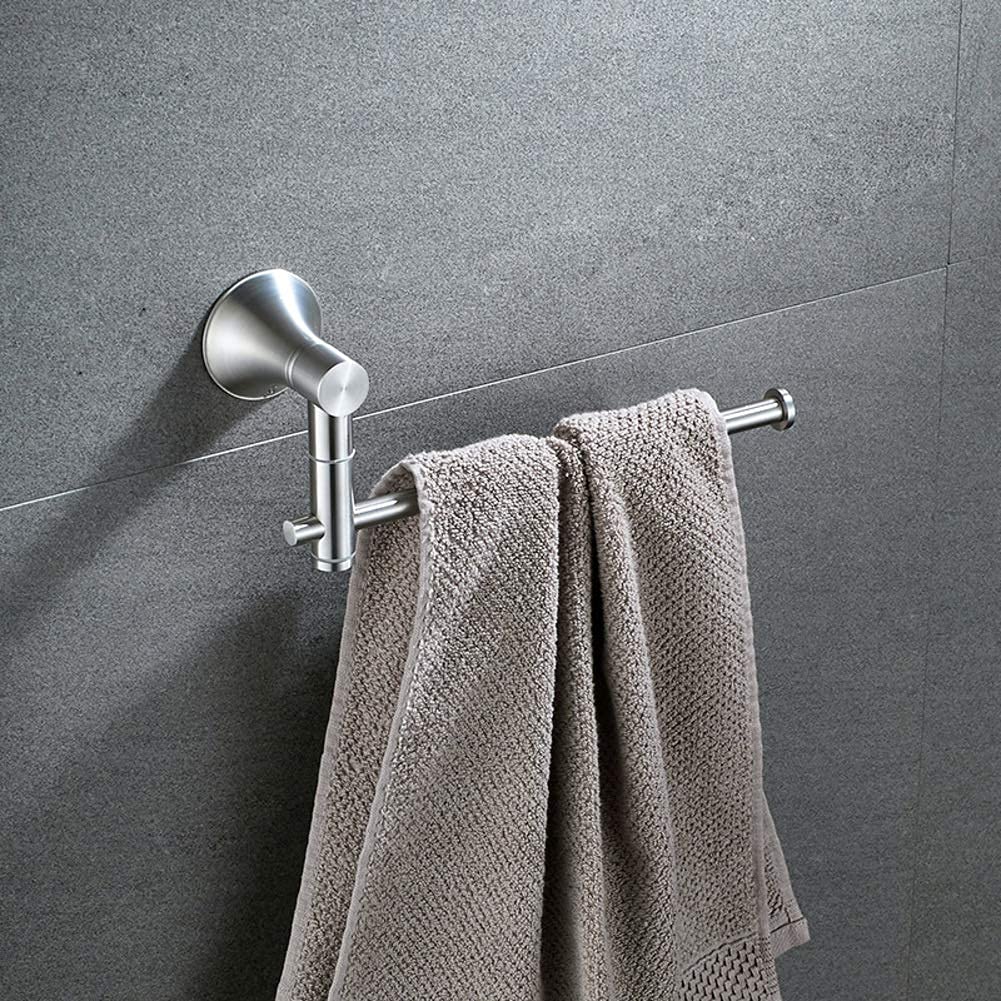 Porte-serviettes en inox 25,4 cm double pôle pour une salle de bain de maison toujours ordonnée