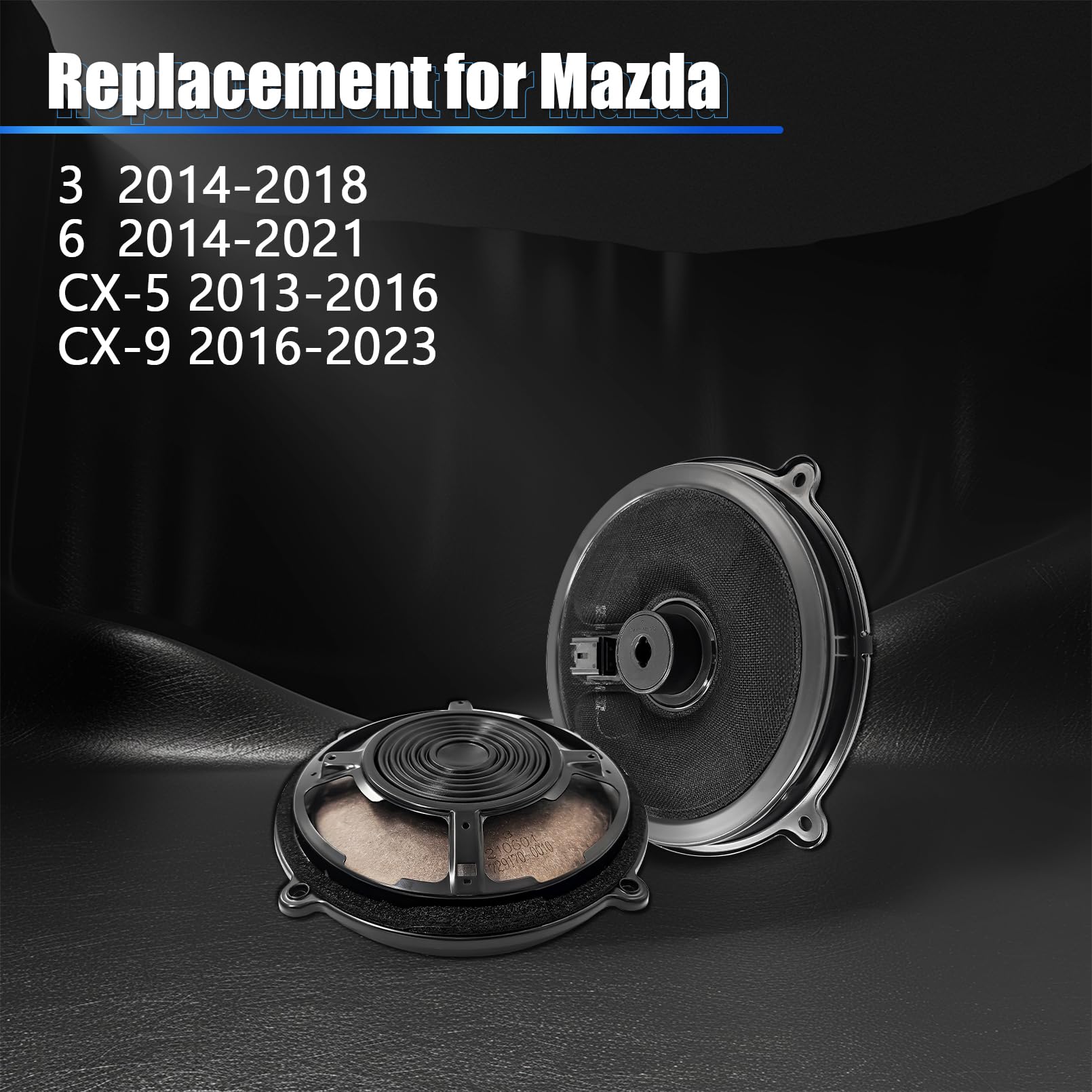 KD4566A60 - Altavoz de puerta delantera compatible con Mazda3