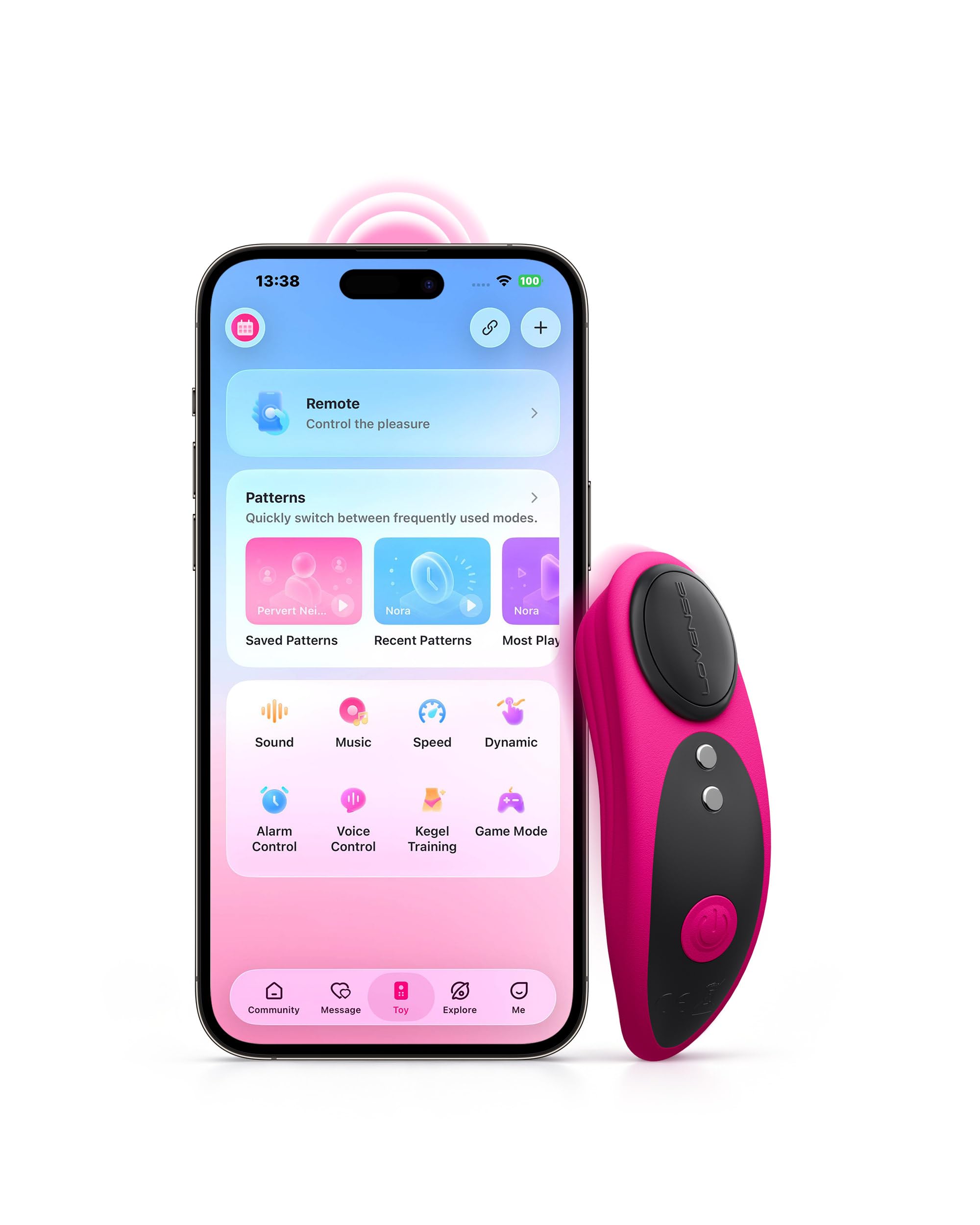 LOVENSE Ferri Vibrador Clitoris, Mini Vibradores para mujer Control Remoto