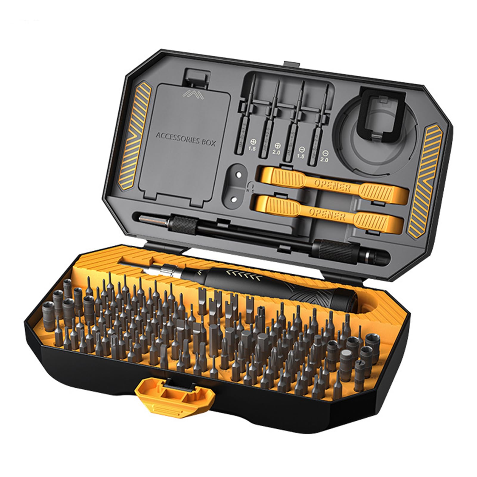 Tsophreniq A 145 In 1 Multifunctional Screwdriver Set Ergonomic Handle Ccurate Repair Suitable For Electronics Home Use Electric Screwdriver Set