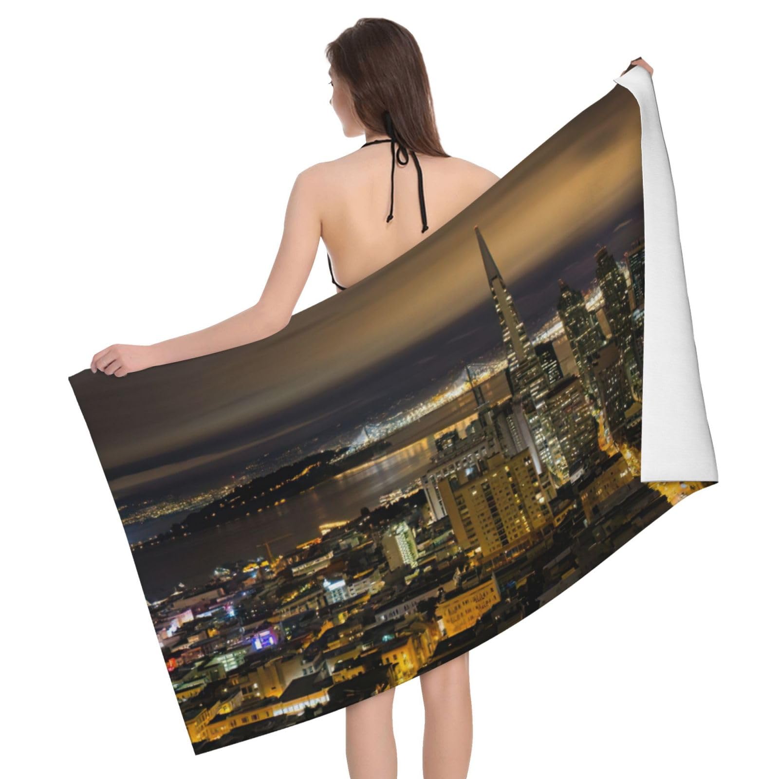 Serviette sans sable séchage rapide pour voyage et cadeau personnalisé