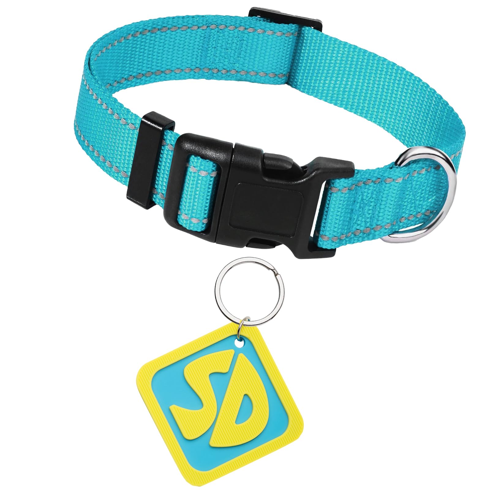 Dog Halloween Costumes, SD Tags with Nylon Adjustable Collar, SD Collar Tags for Large Small Medium Big Extra Large XS XL XXL Pet Puppy Dog, Halloween Decorations for Pet Puppy (M)