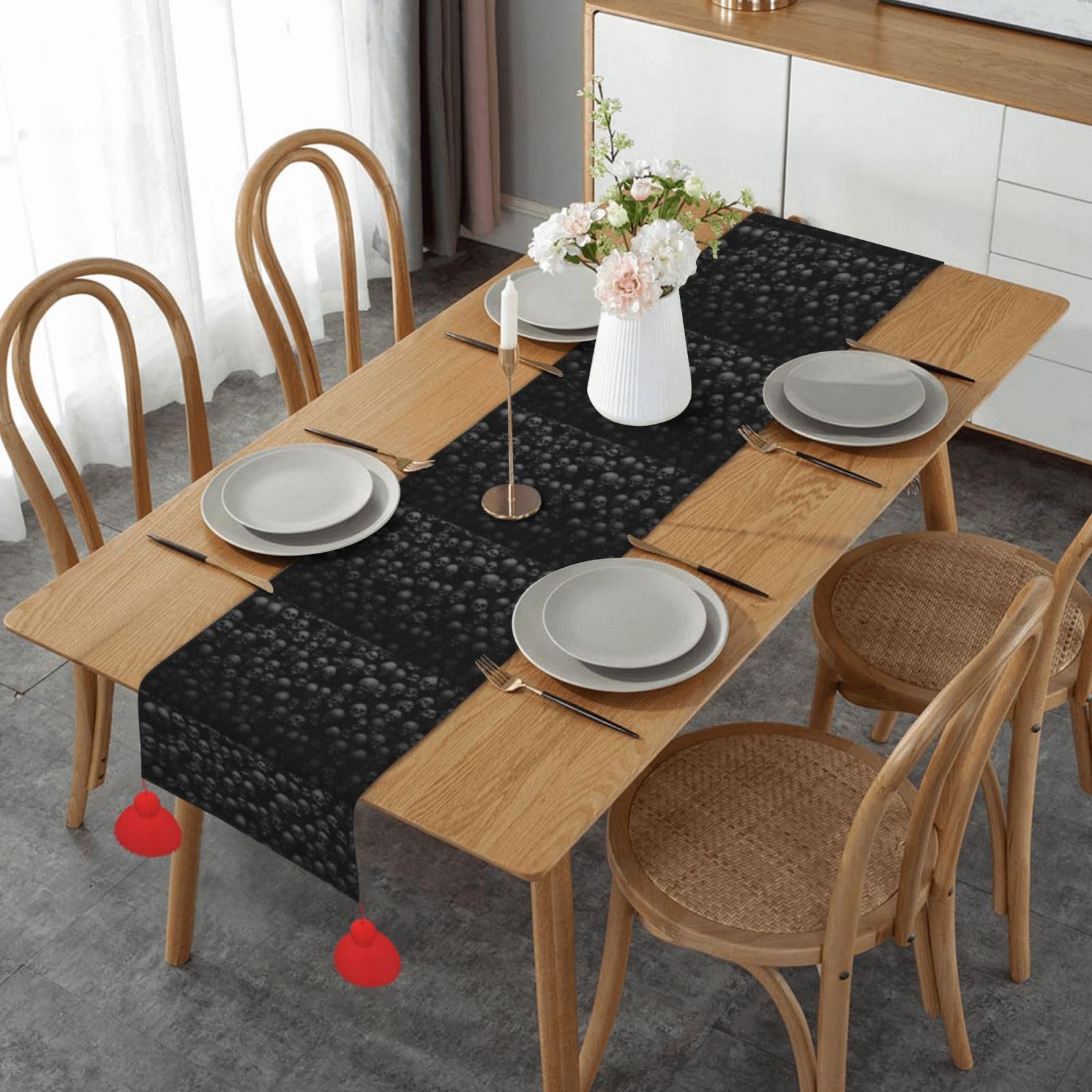 Chemin de table de Noël lavable pour protéger et décorer votre buffet