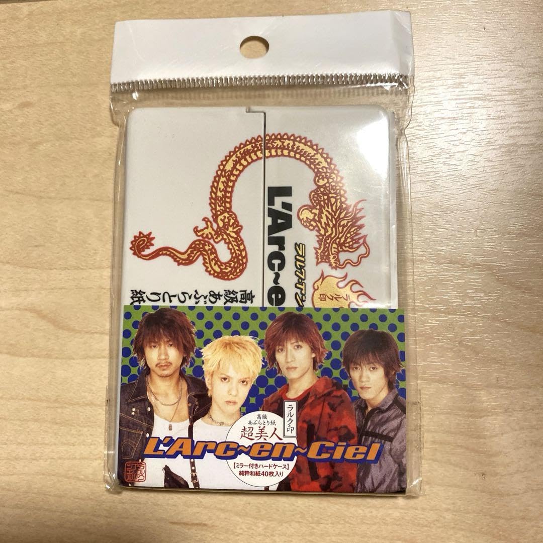 ［超レア］L'Arc〜en〜Ciel ラルク 高級あぶらとり紙 コースター 超レア］L'Arc〜en〜Ciel ラルク 高級あぶらとり紙 コースター 超レア