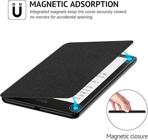 Miniatura 4 de Ayotu Funda de tela para Kindle Paperwhite de 6.8" (11 generación 2021 lanzado) y Signature Edition  Funda ligera y delicada con encendido y apagado