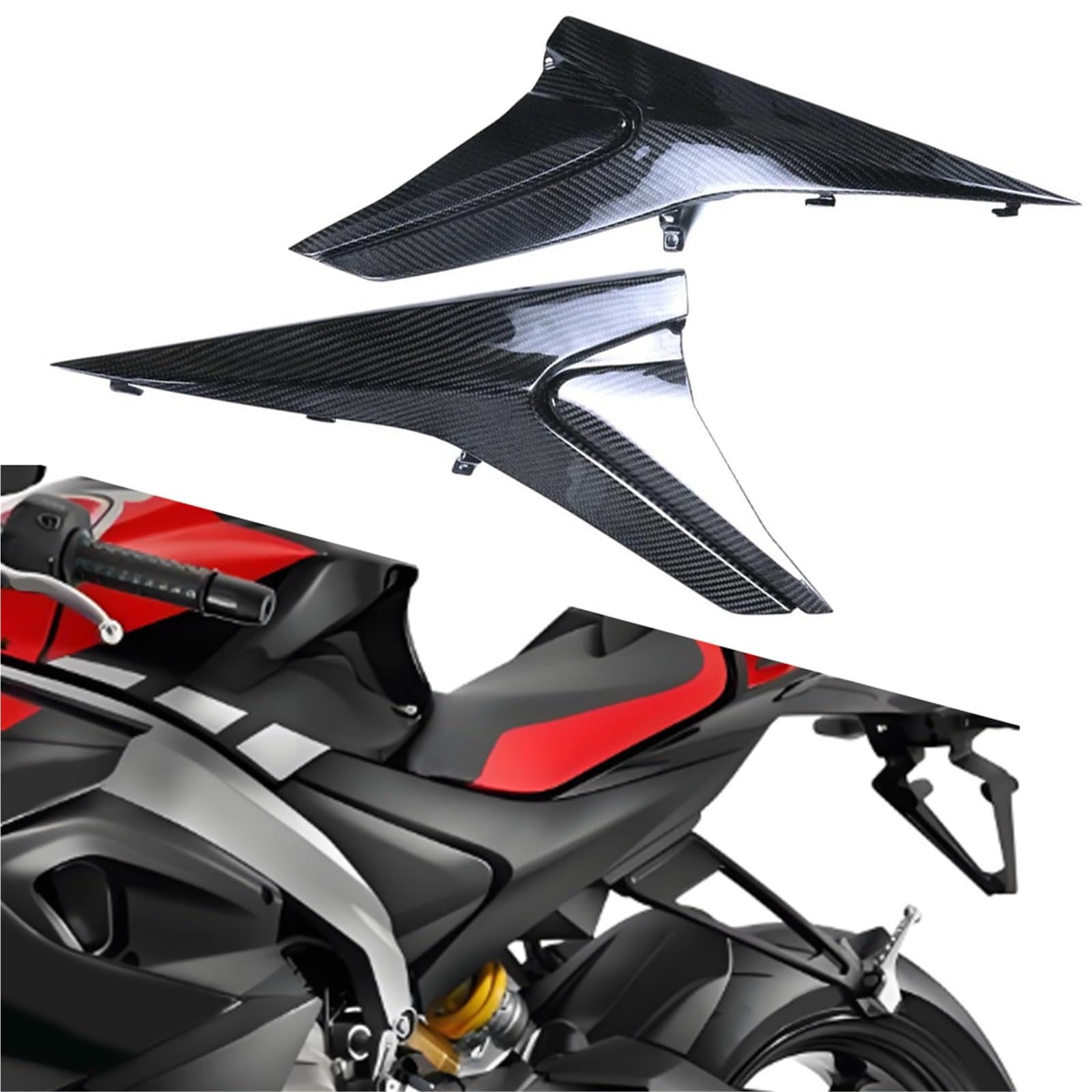 Carénages carbone Aprilia Tuono 660 pour la protection - 8