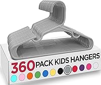 Vista 22 de Utopia Home Paquete de 20 Perchas para Niños - Perchas de Plástico para Bebé de 11.5 Pulgadas para Armario - Perchas para Niños para Ropa y Percha