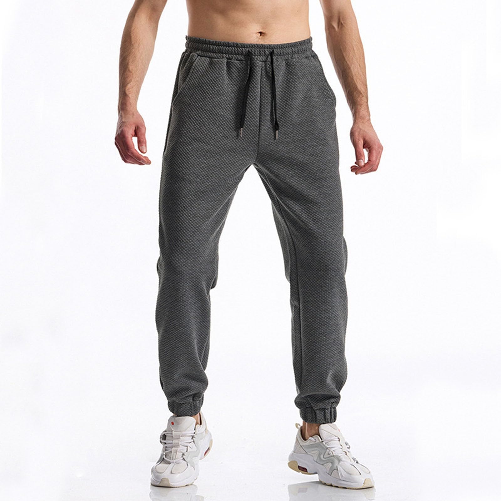 Generico Pantaloni della Tuta da Uomo,Pantaloni Casual Estivi da Uomo Leggeri Traspiranti Comodi da Indossare Tutti I Giorni Pantaloni Lunghi per L'Outfit Quotidiano Lavabili in Lavatrice