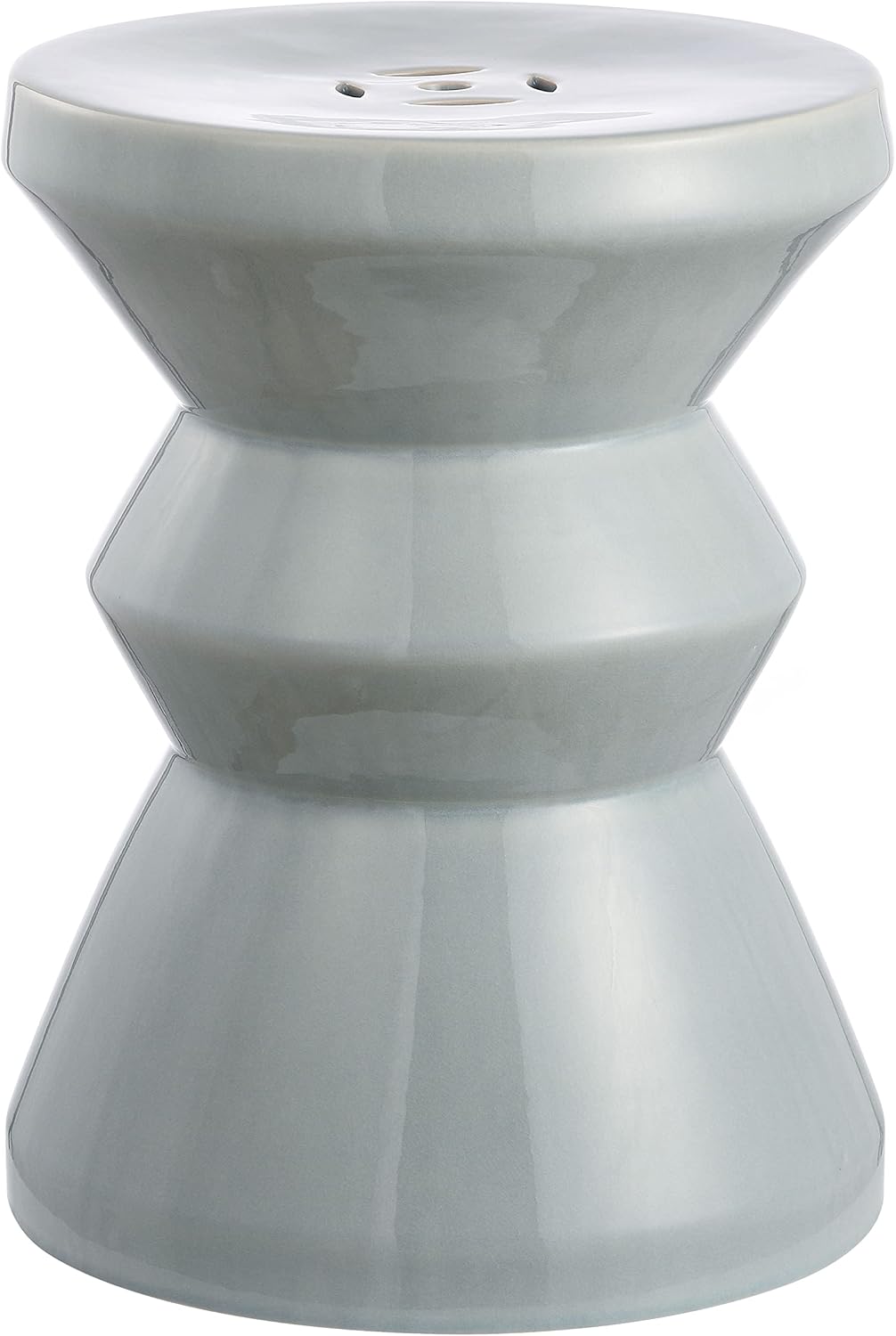 Safavieh ACS4576A Larsa Ceramic Decorative Garden Stool, 0, Blue : Everything Else