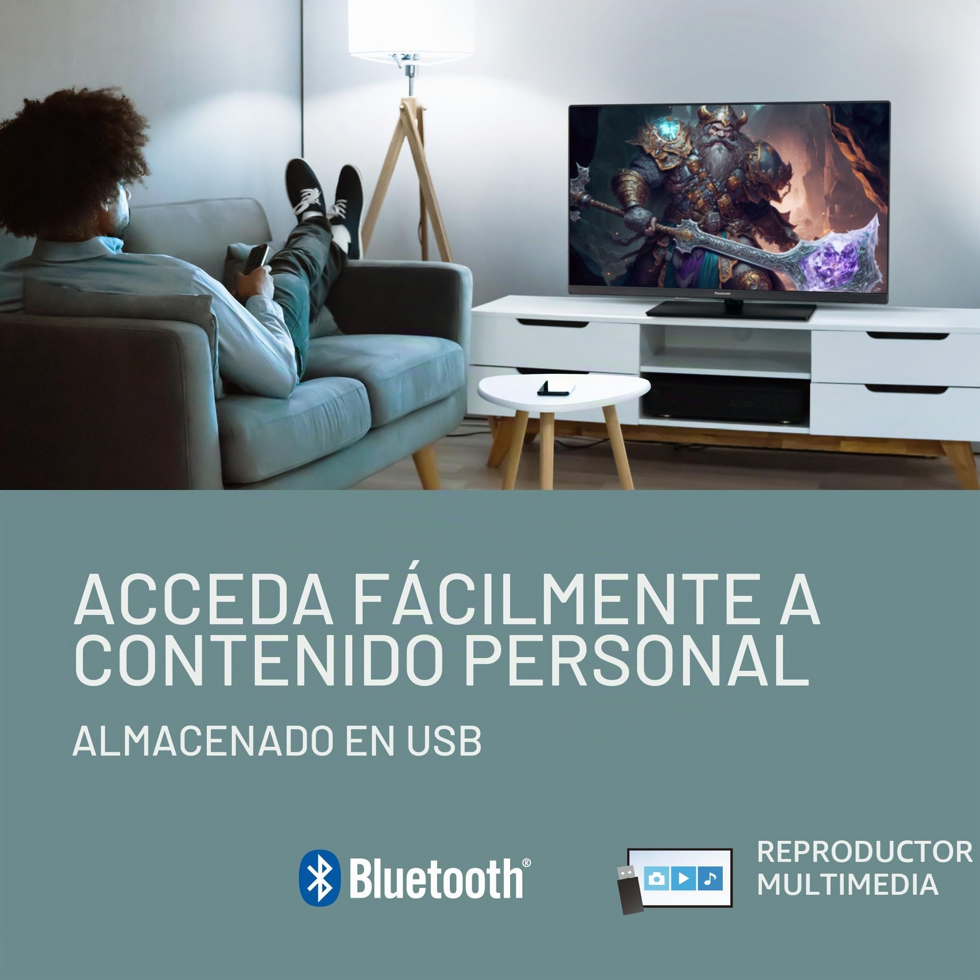 Panasonic TV-24S50AEZC, 24 Pulgadas televisor, HD LED, Fire TV | HD Colour Engine, HDR, Alexa Control De Voz, Modo De Juego, Reproductor Multimedia, Smart TV, S50 Serie