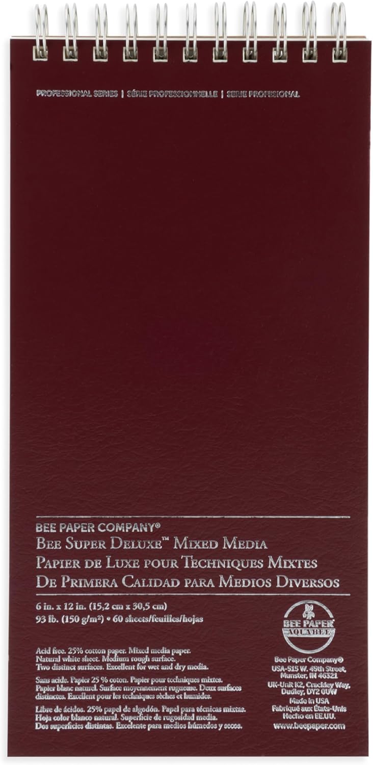 Bee Paper Company Super Deluxe Sketch Book, 18 by 24-Inch, 100 Per Sheet