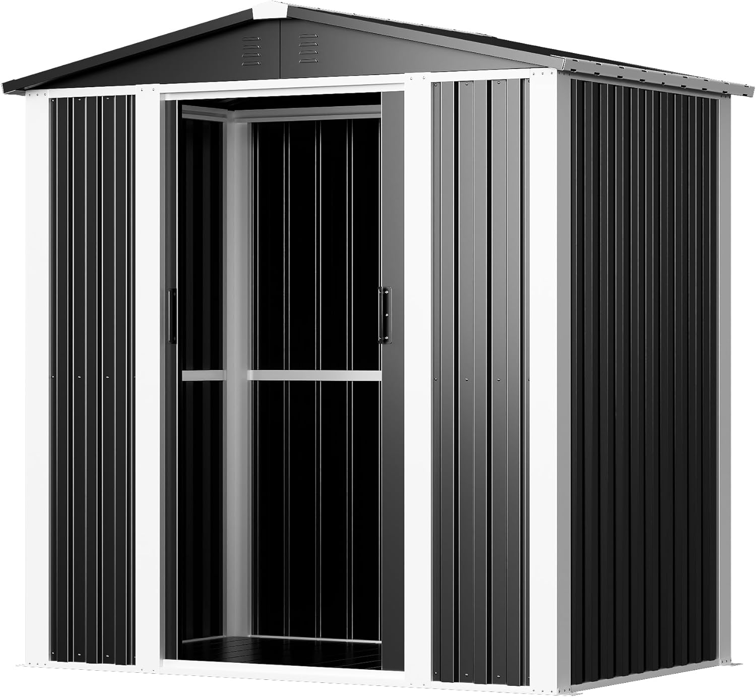 THE PRODUCT【フレーム式】 物置 屋外 大型 倉庫 収納庫 組立式 メタルシェッド 幅180×奥行120×高185cm 6