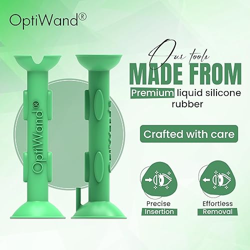 Miniatura 2 de Herramienta de extracción e inserción de lentes de contacto suave, dispositivo de inserción y extracción de lentes de ojos de goma de silicona con