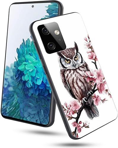 Funda para teléfono Motorola Moto G Power 5G 2023, funda delgada de silicona de TPU suave con diseño de búho artístico para mujer, funda de