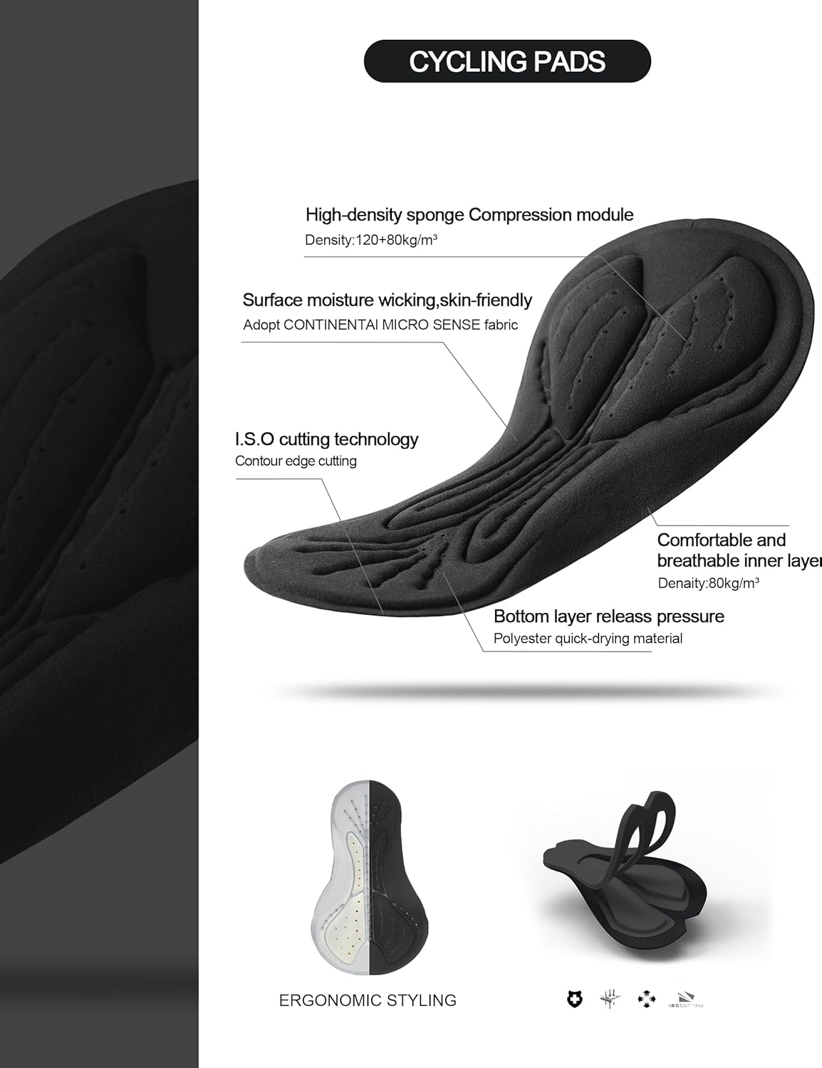 INBIKE Cycling Jersey Men Set Bib Shorts Set Breathable Bike Shirts Quick-Dry Bib Bicycle Jersey Biking Clothing Set - Image 5