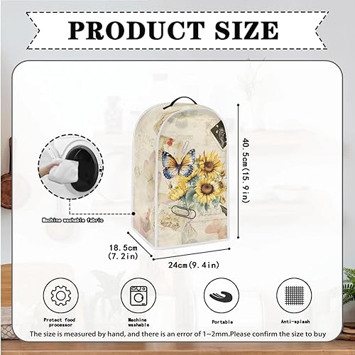 Vista 21 de doginthehole Lindos elefantes decorativos para electrodomésticos pequeños, juego de cubiertas de protección de huellas dactilares para cocina