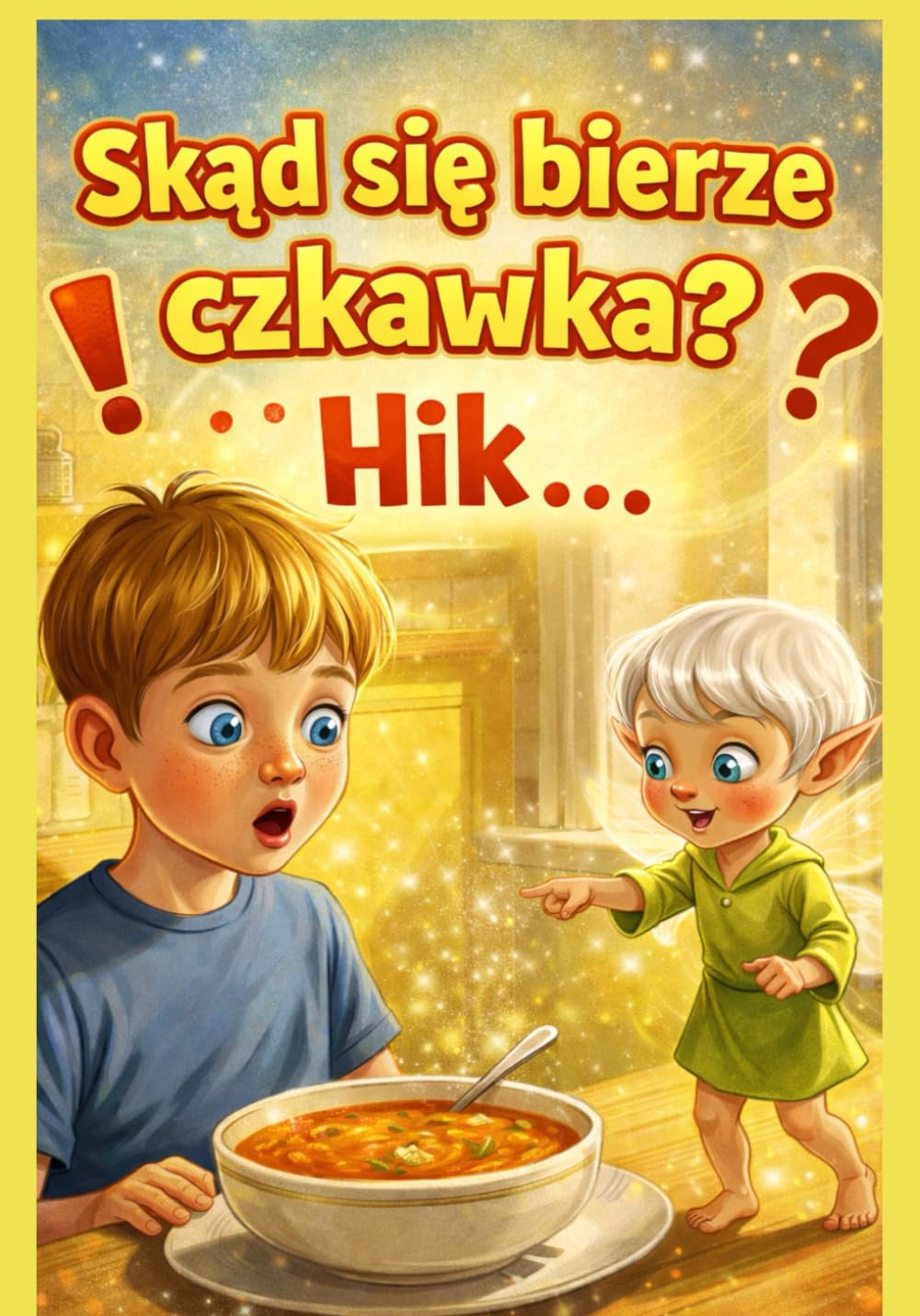 SKĄD SIĘ BERZE CZKAWKA ?: Magiczna podróż do wnętrza brzuszka, która wyjaśnia dzieciom tajemnicę czkawki - Wesoła, edukacyjna opowieść o przeponie.
