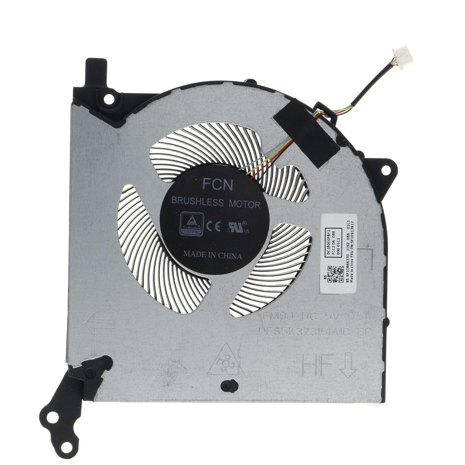 Replacement CPU+GPU Cooling Fan for Lenovo Legion 5 5I 15IMH05 15ARH Legion 5 5i 17 2020 Model DC28000FAF0 FM9H DC28000FBF1 FM9J 5F10S13917