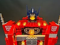 Vista 4 de Kit de iluminación LED de bloques brillantes para Lego 10302 Creator Expert Optimus Prime