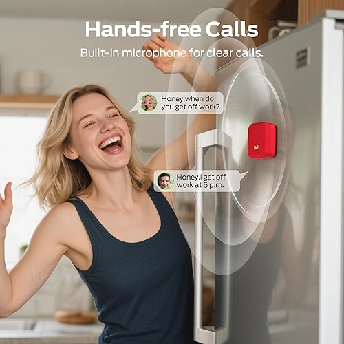 Miniatura 5 de Monster Atomic Atom - Altavoz Bluetooth portátil con micrófonos para llamadas manos libres, IPX5 impermeable, altavoz compacto y portátil para