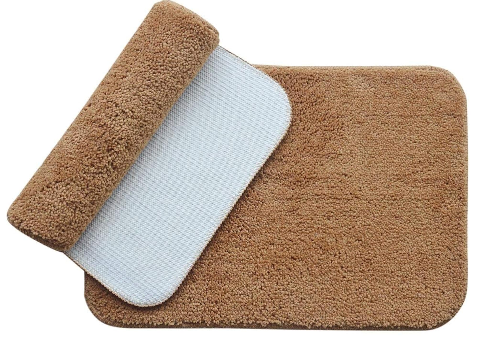 Super Soft Microfiber Anti-Skid Bath Mat Set of 2