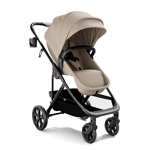 Mompush Wiz Pro - Cochecito de bebé 4 en 1 con modo recién nacido, cochecito todo terreno de tamaño completo de alta calidad desde recién nacido