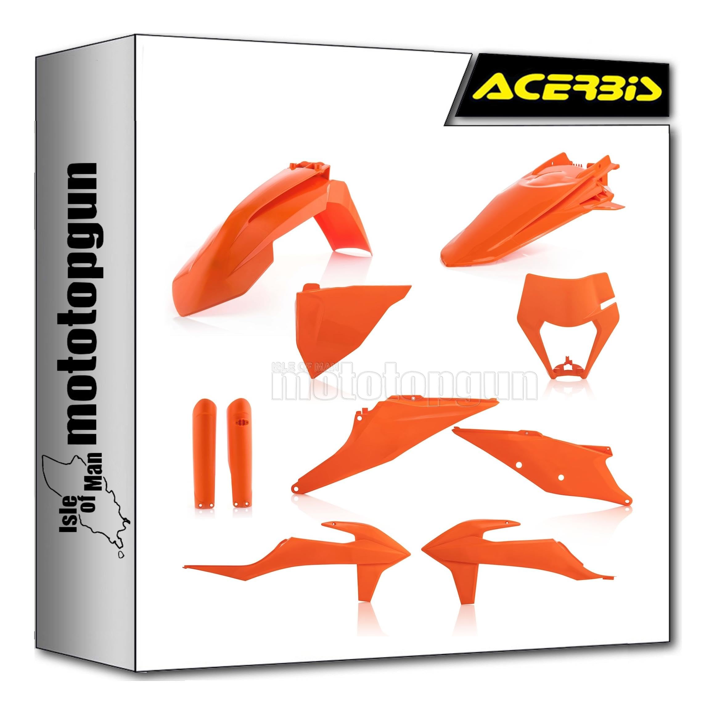 Kit Plastiche Acerbis 0023479.297 – Compatibile KTM XC 300 TPI 2020-2022, Grigio Verde