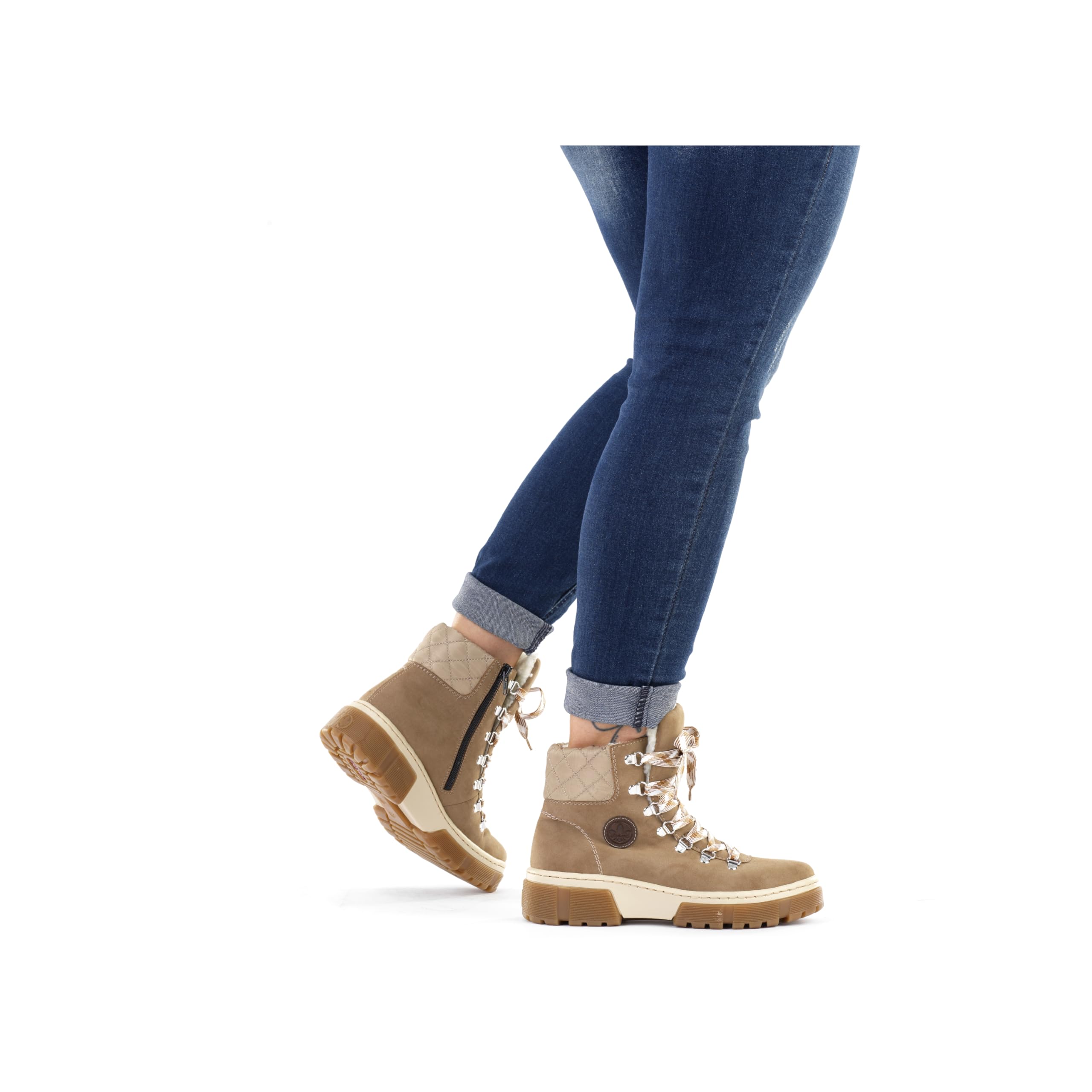 Rieker Damen X8647 Mode-Stiefel