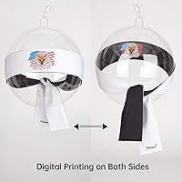 Vista 22 de Diadema reversible de guerrero, Bushido Hachimaki para karate, Halloween, sushi